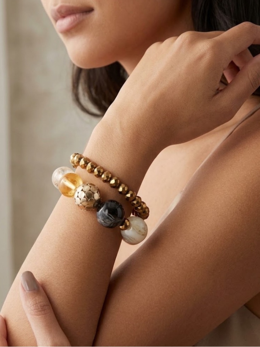 Neutral Beaded Bracelets
